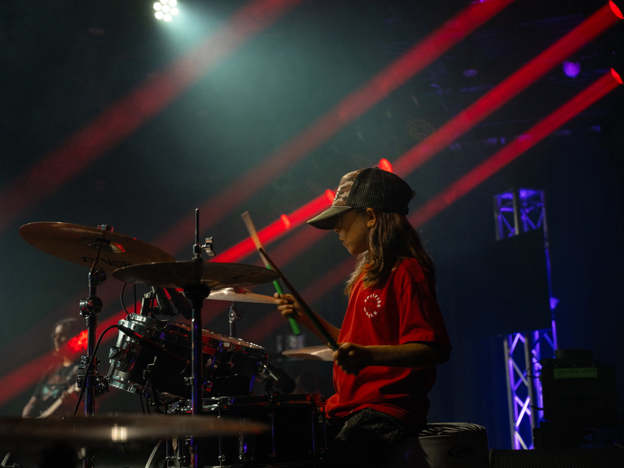 James Mallamas drumming